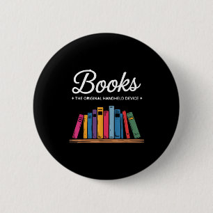 Shirt Books Original Handheld Device Book Button