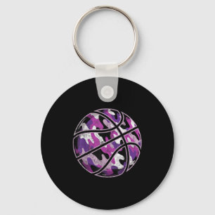 Shirt Camouflage Basketball Ball Basketball Player Keychain