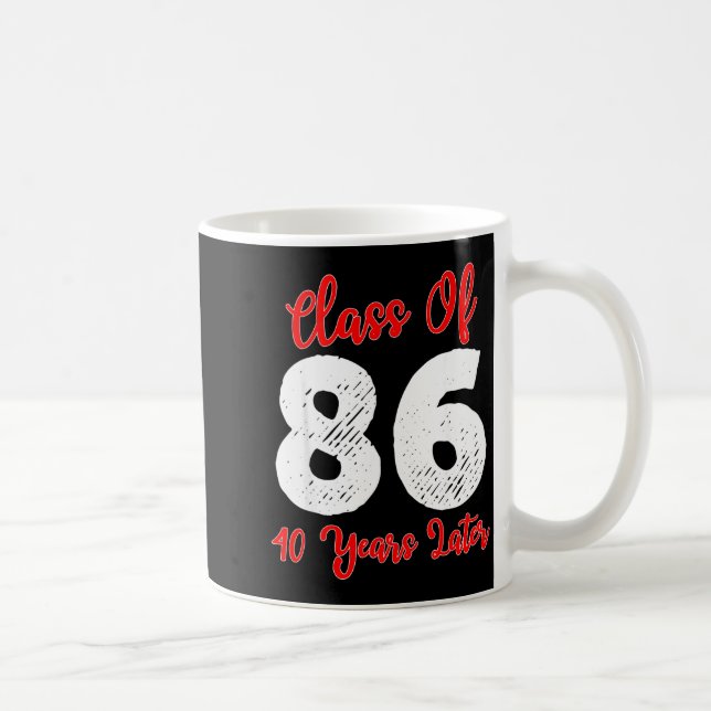 Shirt Class 1986 40th Reunion High Coffee Mug (Right)