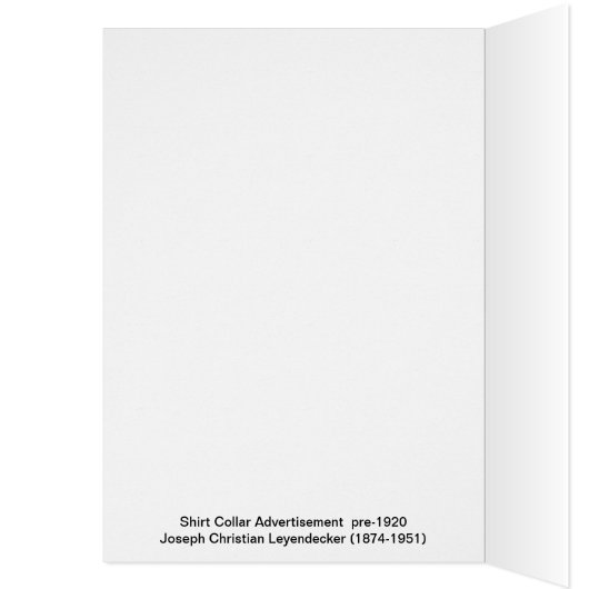 Shirt Collar Ad by Leyendecker (Inside (Left))