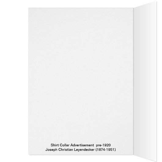 Shirt Collar Ad by Leyendecker (Inside (Left))