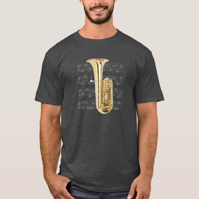 Shirt (dark) - Tuba - Pick your color (Front)