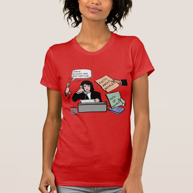 shirt depicting Linda's Struggle (Front)