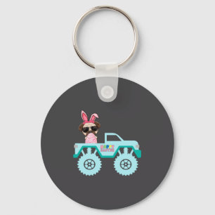Shirt Easter Bearded Dragon Bunny Riding Keychain