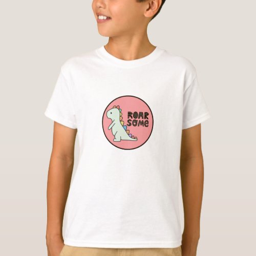 Shirt for children Roarsome with sweet dinosaur