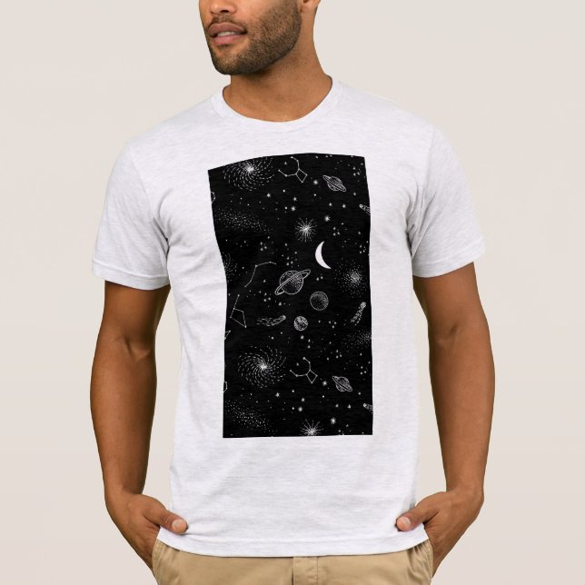 Shirt For Men: Planets Tumblr (Front)