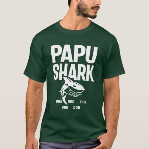Shirt for Papu  Papu Shark Fathers Day Gift