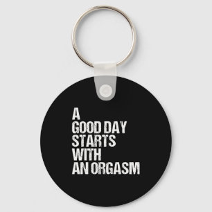 Shirt Funny Adult Humor Morning Phrase Quote  Keychain
