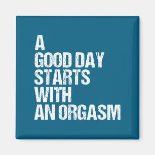 Shirt Funny Adult Humor Morning Phrase Quote Magnet