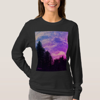 Shirt "Golden Sunset Pines" by All Joy Art