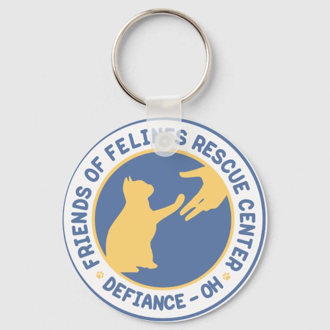 shirt_horizontal_blueyellow.png keychain (Front)