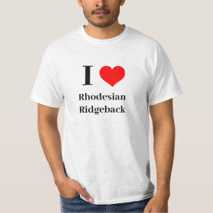 Shirt - I Heart Rhodesian Ridgeback
