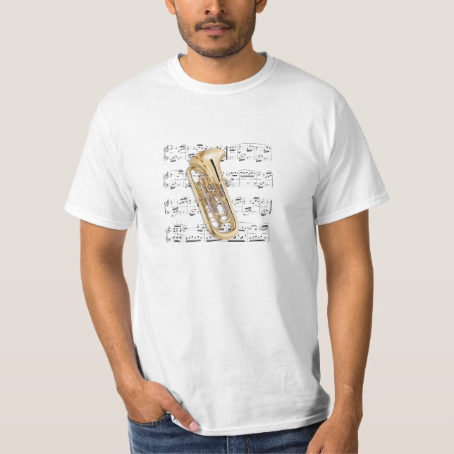 Shirt (light) - Euphonium - Pick your color (Front)