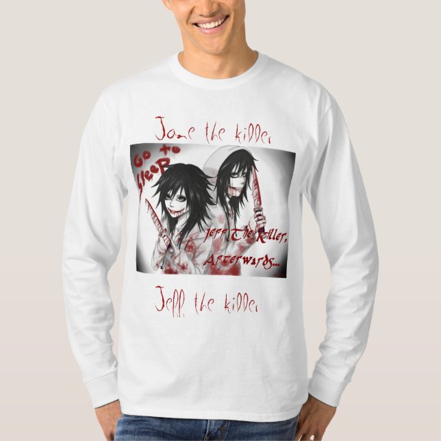 Shirt Long Sleeve De Jeff The Killer (Front)