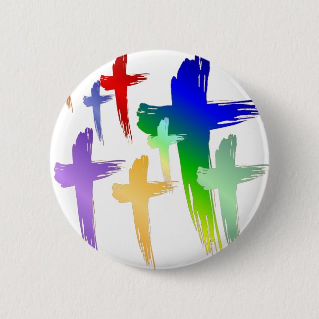 SHIRT_manycrosses Button (Front)