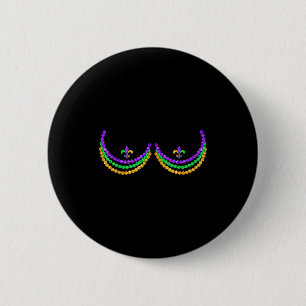 Shirt Mardi Gras Funny Beads S Outline Costume Hum Button