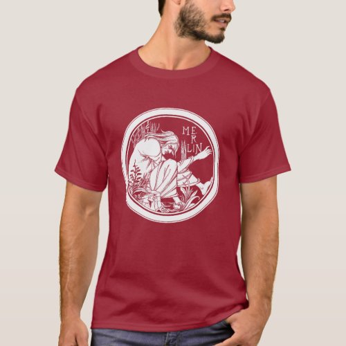Shirt Merlin _  by Aubrey Beardsley T_Shirt