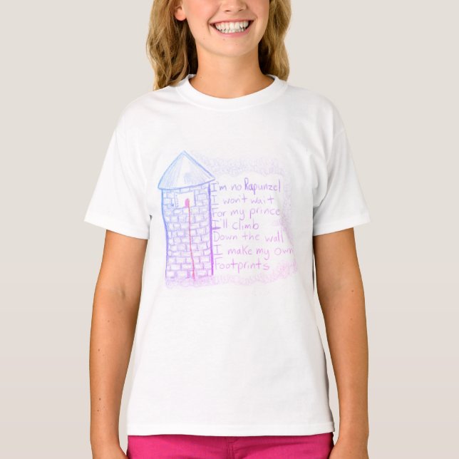 Shirt not Rapunzel quote. (Front)