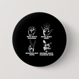 Shirt Nothing Beats Marching Band Rock Button
