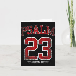 Shirt Psalm 23 Jersey Lord Shepherd Card