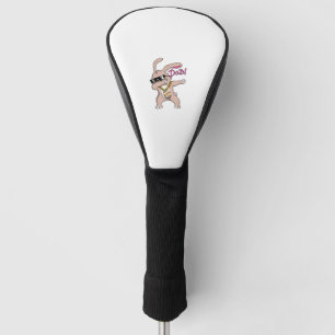 Shirt Rabbit Dance Dabbing Easter Bunny Golf Head Cover
