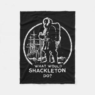 Shirt Shackleton Leadership Energy Managers Retro Fleece Blanket