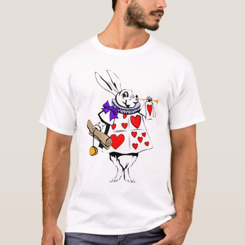 Shirt White Rabbit from Alice in Wonderland T_Shirt