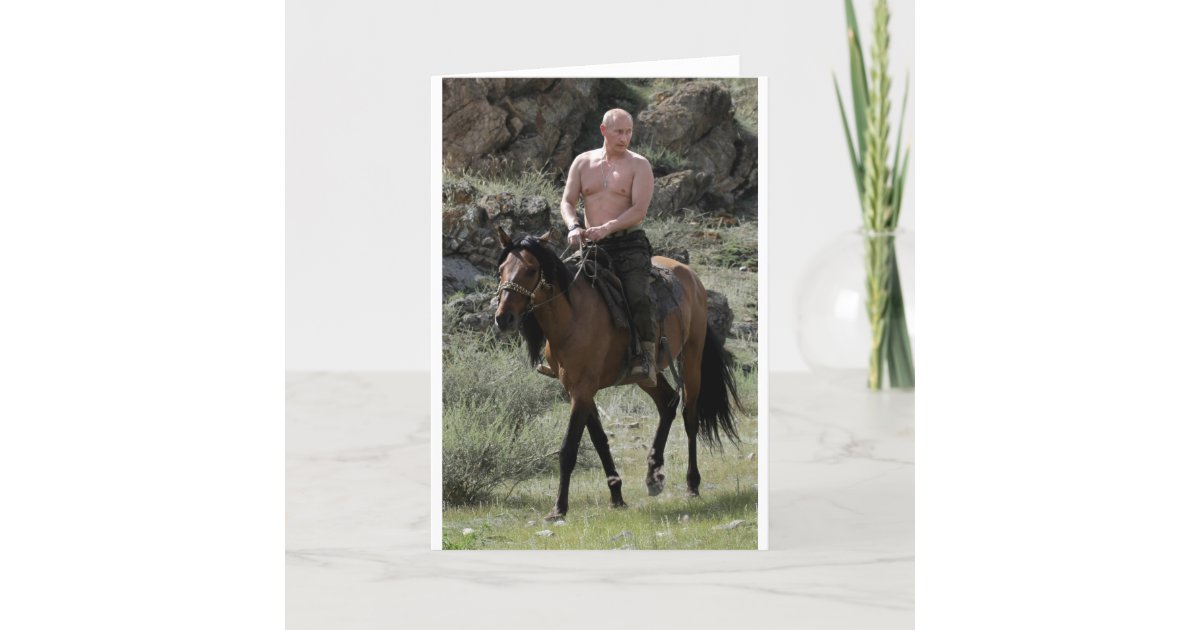 putin riding horse