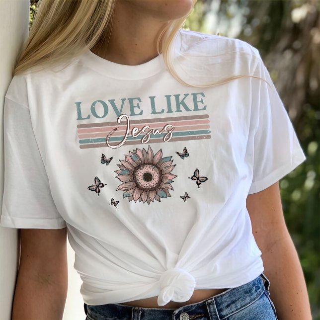 Shirts For Women, Gift Christian, Love like jesus (Creator Uploaded)