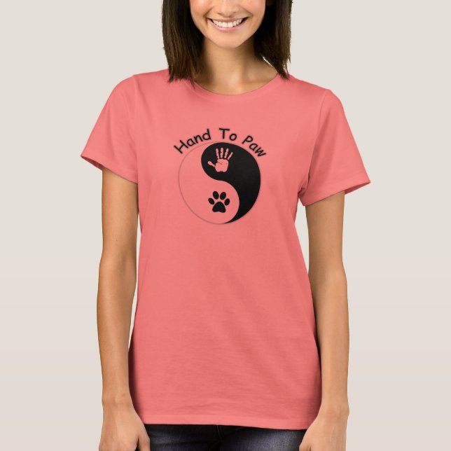 Shirts: HandToPaw Yin-Yang Ringer T-Shirt (Front)