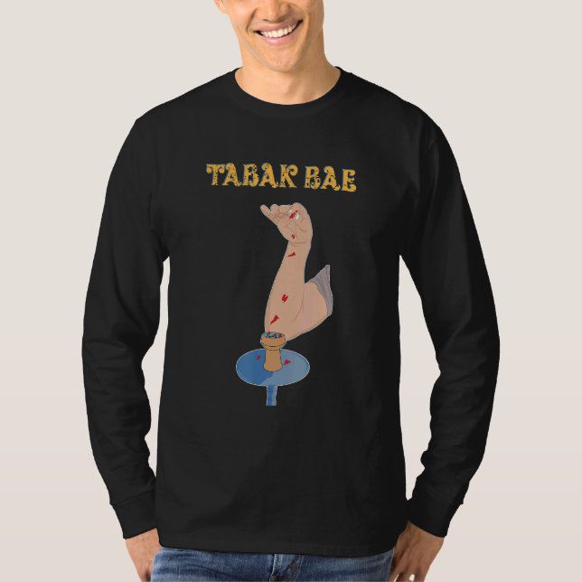 Shisha Hookah Tobacco Bae Water Pipe Tobacco T-Shirt (Front)