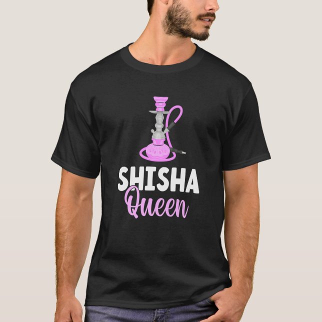 Shisha   Shisha Queen Hookah  Waterpipe Smoker T-Shirt (Front)
