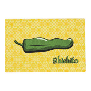 Shishito Chili Pepper Laminated Placemat