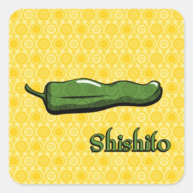 Shishito Chili Pepper Sticker (Front)