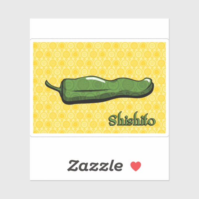 Shishito Chili Pepper Sticker (Sheet)