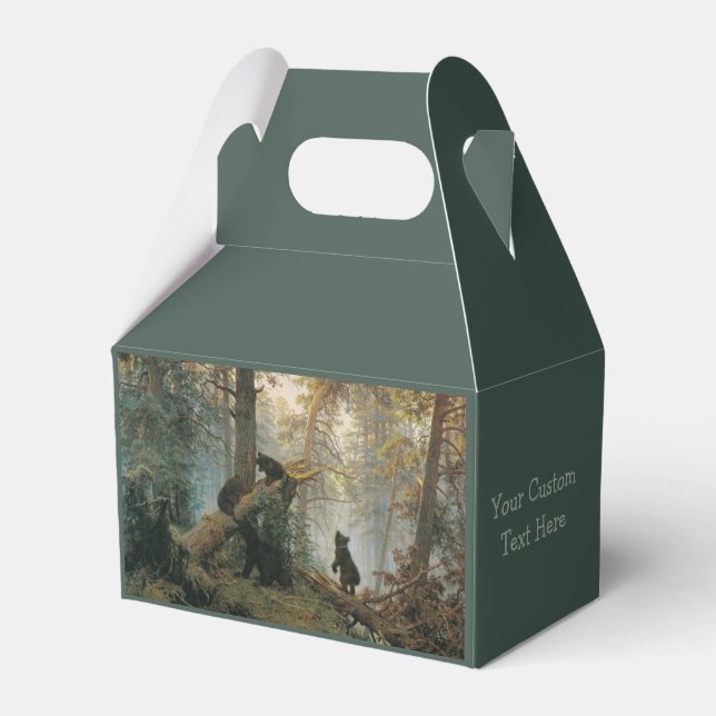 Shiskin’s Forest custom favor box (Front Side)