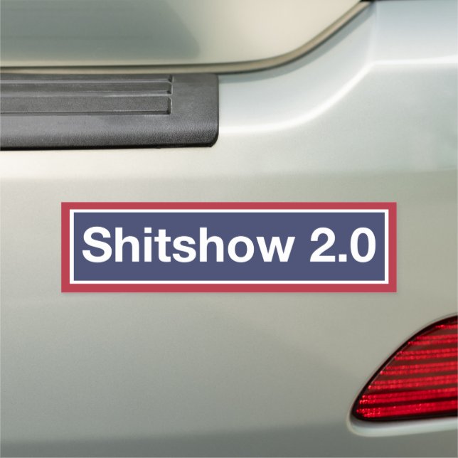 'Shitshow 2.0' Car Magnet (In Situ)
