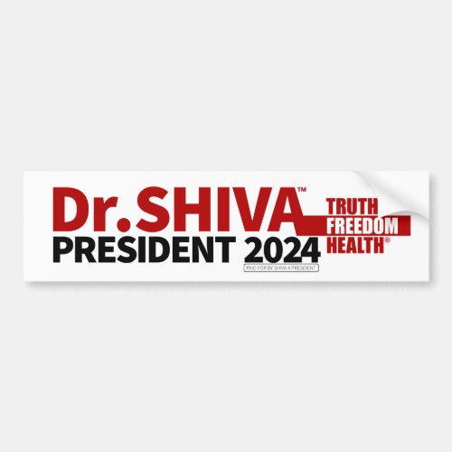 Shiva 4 President Bumper Sticker