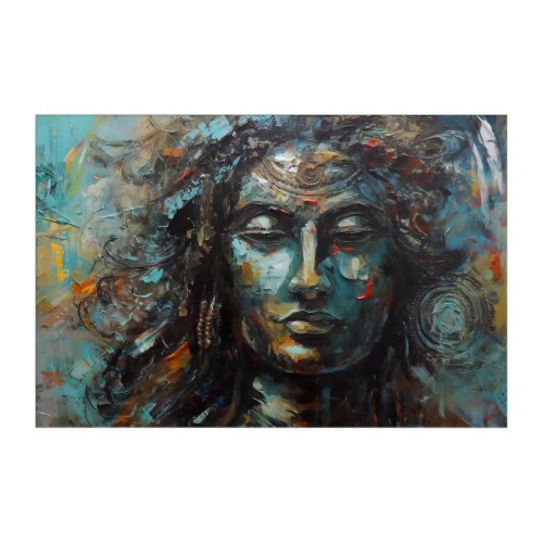 Shiva acrylic wall art