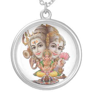 Shiva and family necklace