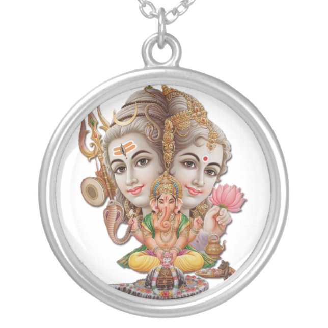Shiva and family necklace (Front)