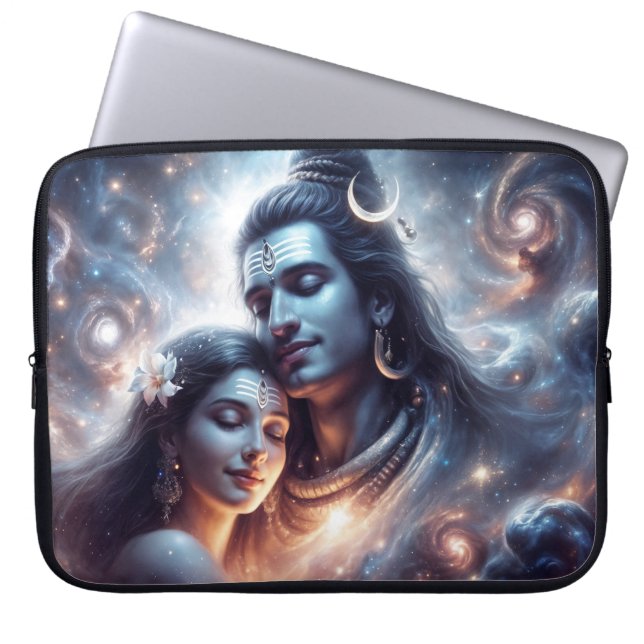 Shiva and Shakti cosmic love Laptop Sleeve (Front)