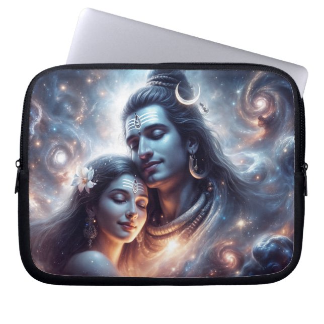 Shiva and Shakti cosmic love Laptop Sleeve (Front)