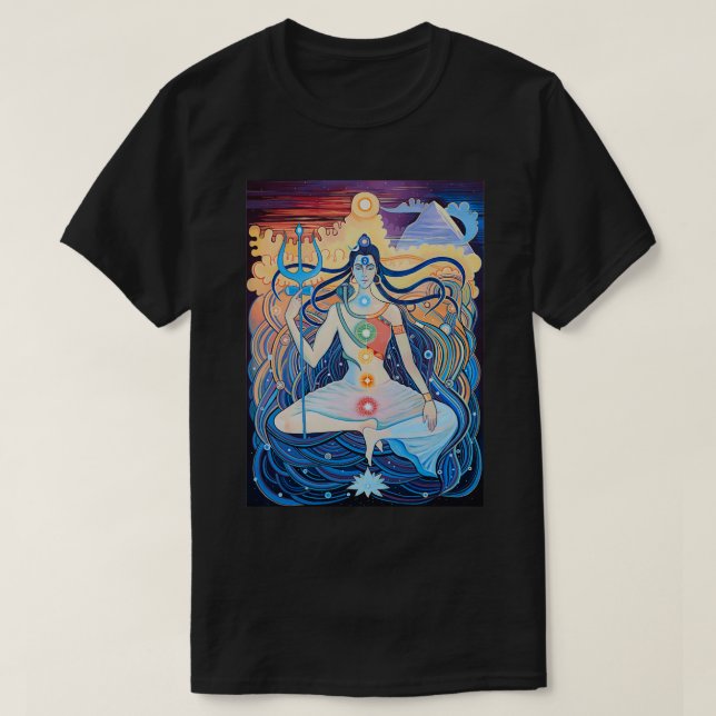 Shiva and Shakti T-Shirt (Design Front)
