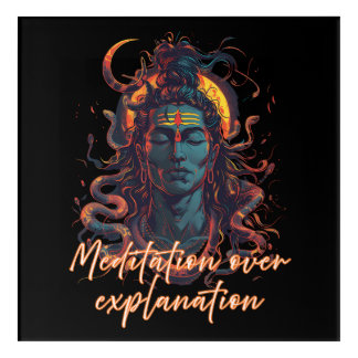 Shiva Energy, Divine Power, Manifestation Design Acrylic Print