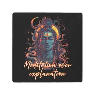Shiva Energy, Divine Power, Manifestation Design Metal Print