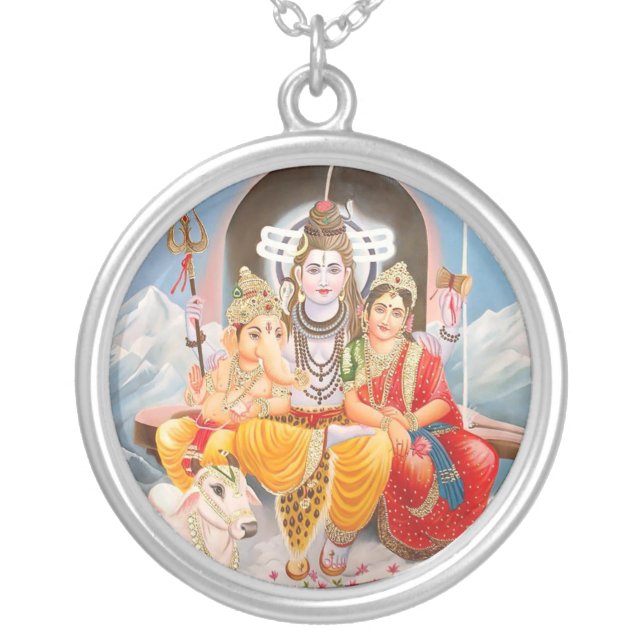 Shiva Family Necklace (Front)