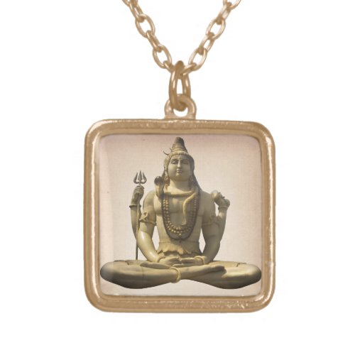 Shiva Gold Plated Necklace