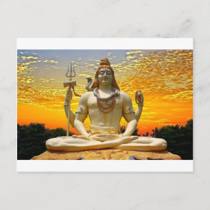 SHIVA HINDU GOD POSTCARD