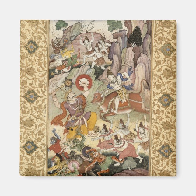 Shiva killing the Demon Andhaka, c.1585-90 Magnet (Front)
